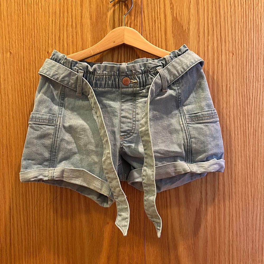 Abercrombie kids high-rise paperbag waist short